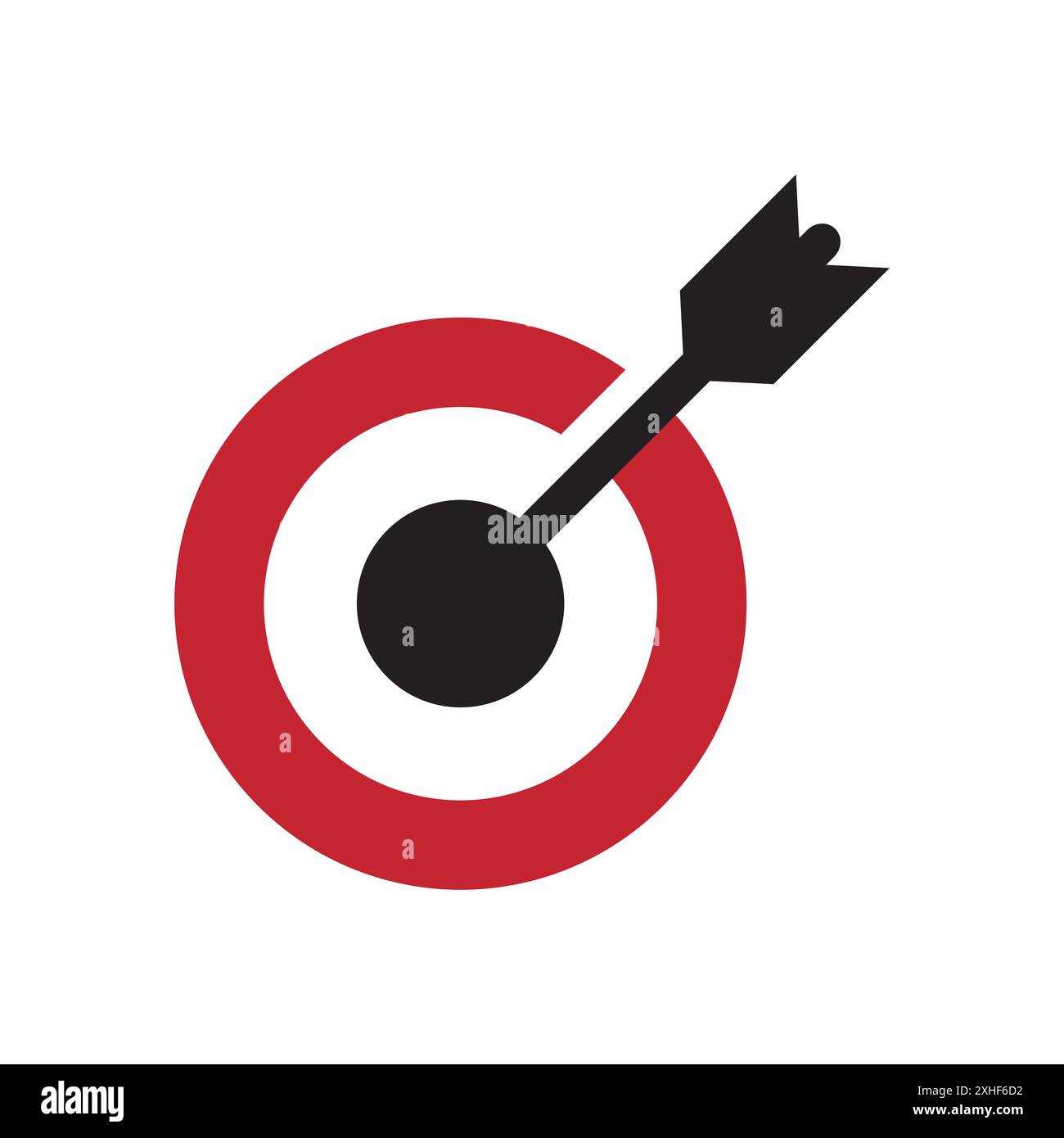 target icon vector design template in white background Stock Vector