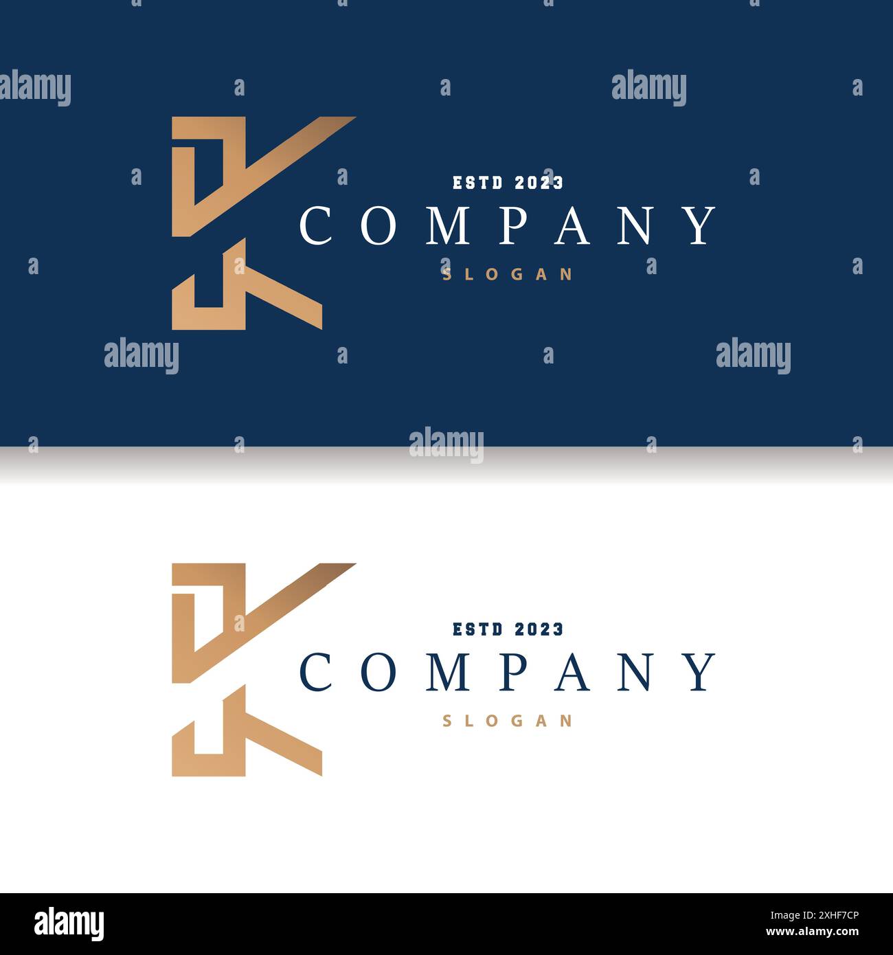 Minimal Initial K Letter Logo, Modern And Luxury Geometric Design, Icon ...
