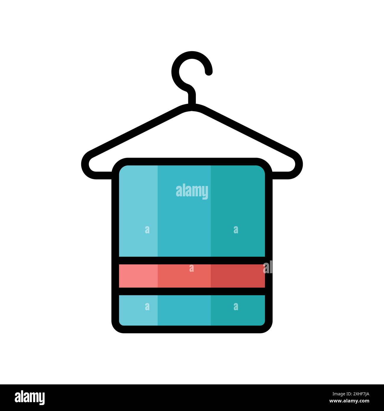 towel icon vector design template in white background Stock Vector ...