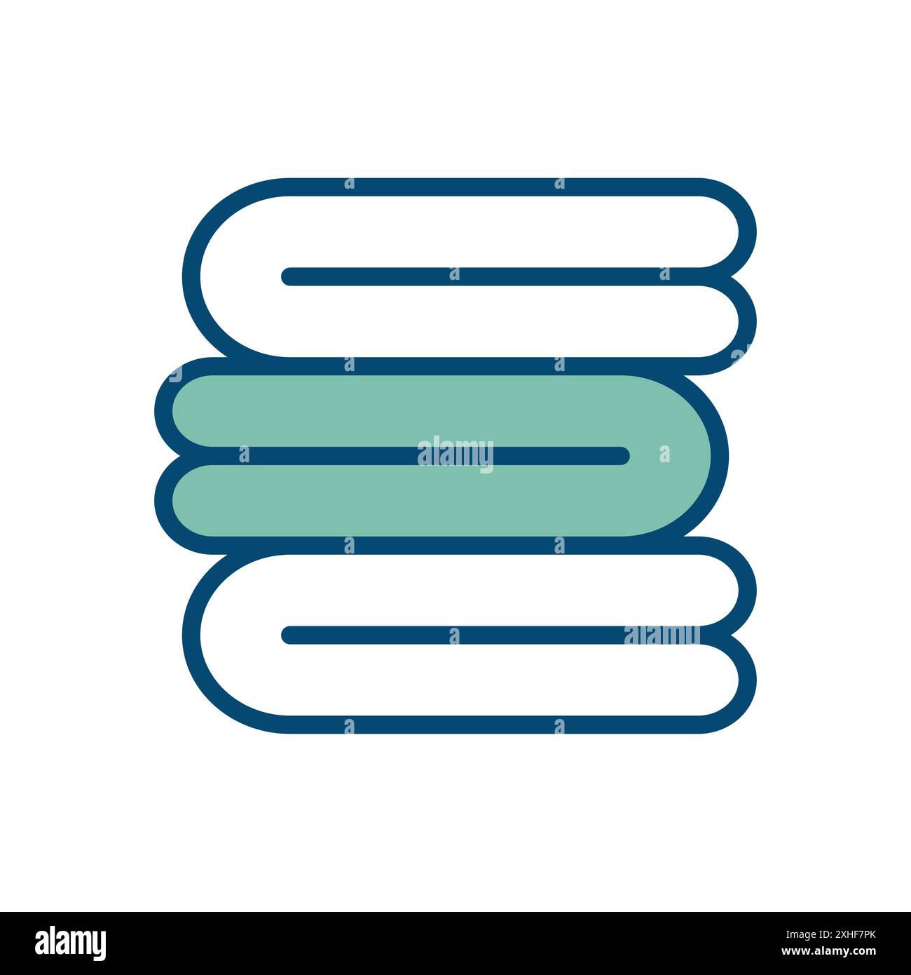 towel icon vector design template in white background Stock Vector