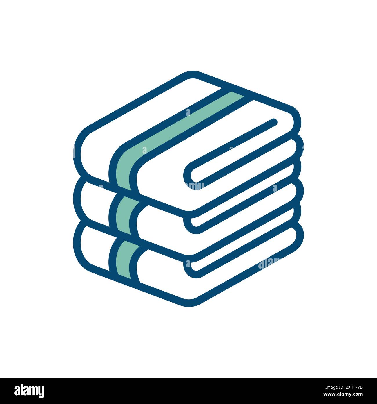 towel icon vector design template in white background Stock Vector