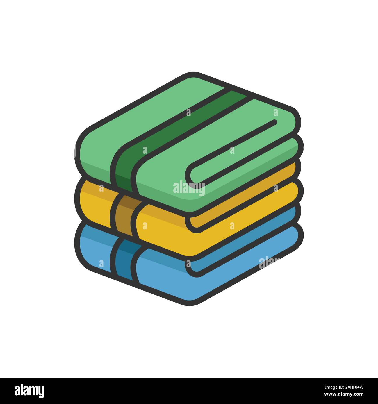towel icon vector design template in white background Stock Vector ...