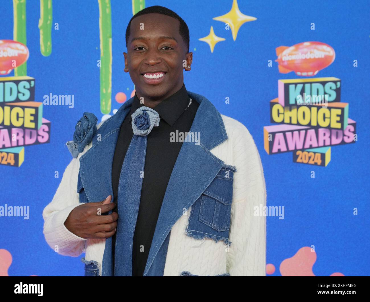 Markell Perry Markell Washington arrives at the Nickelodeon Kids’ Choice Awards 2024 ...