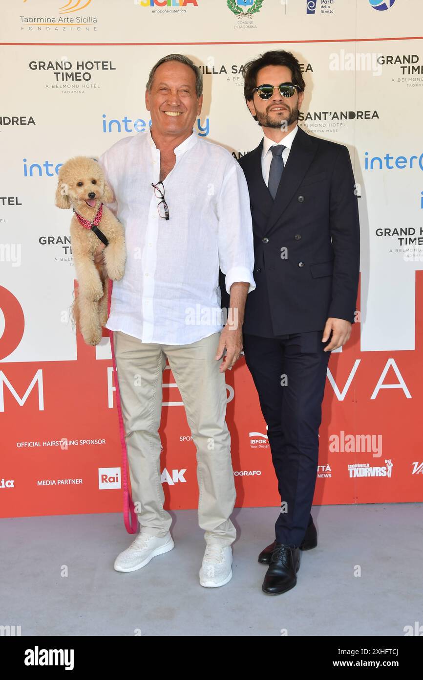 Taormina Congress Palace Of The Film Unsettled In The Taormina Congress Palace Of The Film Unsettled In The Photo Tony Sperandeo And Son 2XHFTCJ 