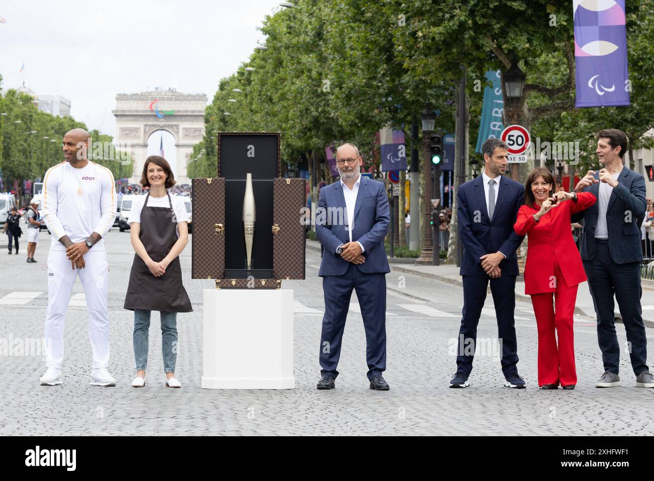 Paris, France. 14th July, 2024. Paris 2024 Olympics and Paralympics ...