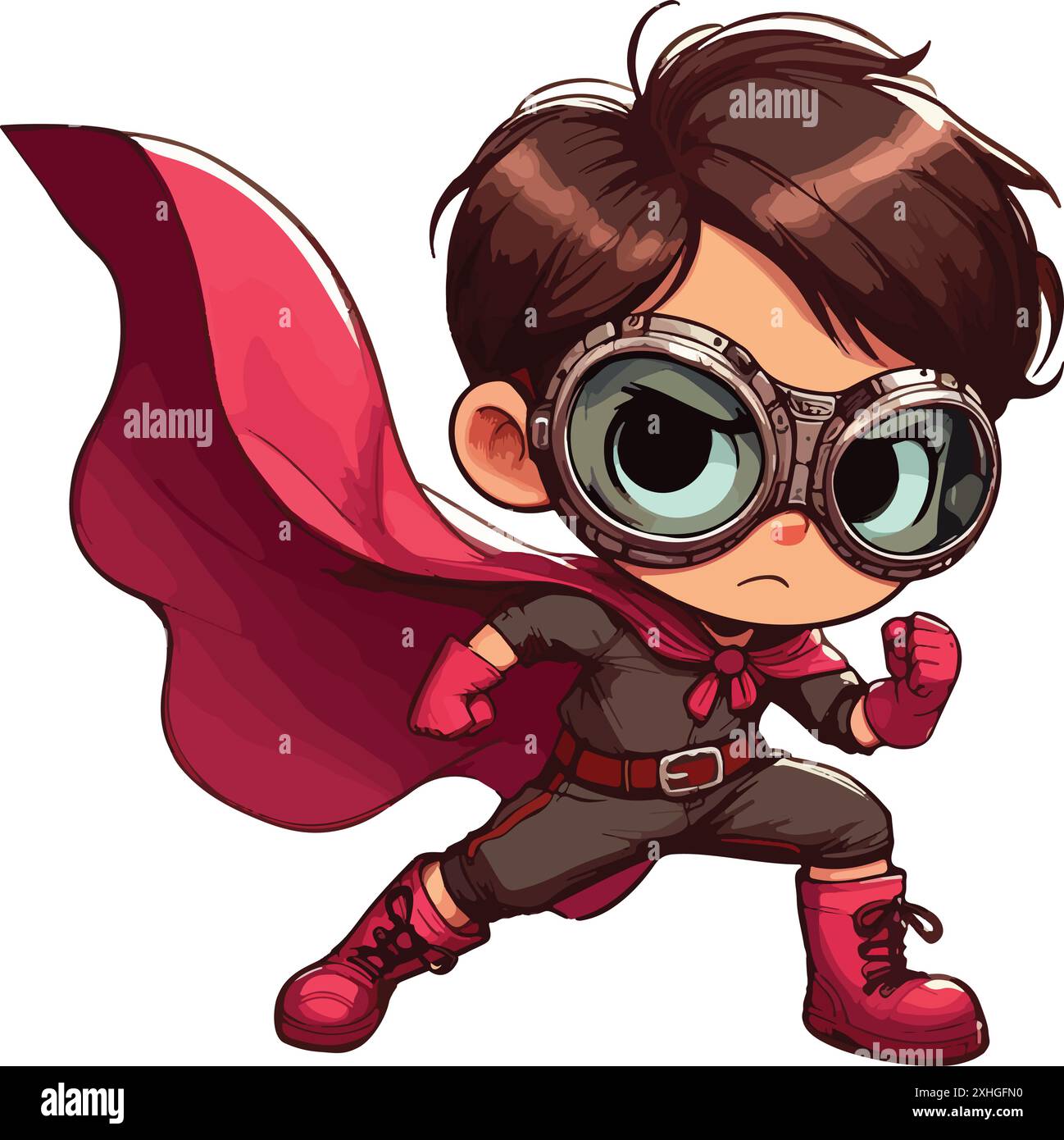 Super hero Boy Stock Vector Image & Art - Alamy