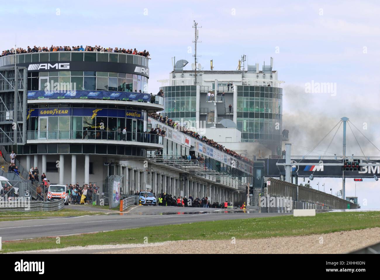 Boxenanlage des Nuerburgrings Motorsport, ADAC GT Masters, Nuerburgring ...