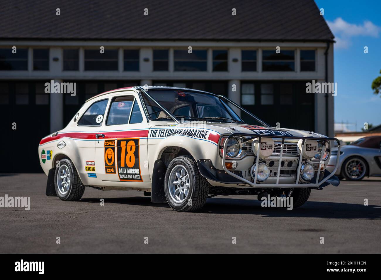 1969 Ford Escort 1850 GT World Cup Rally Car, on display at the