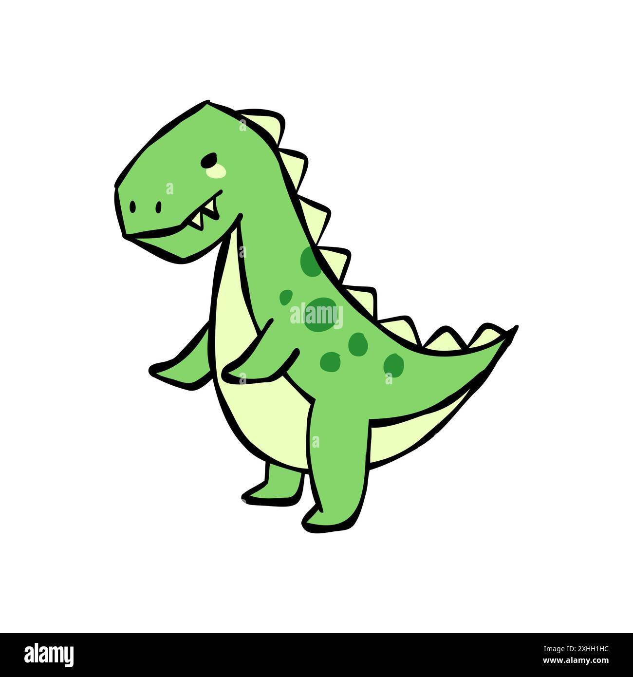 Cute T-rex illustration vector. Suitable use for kids fashion or