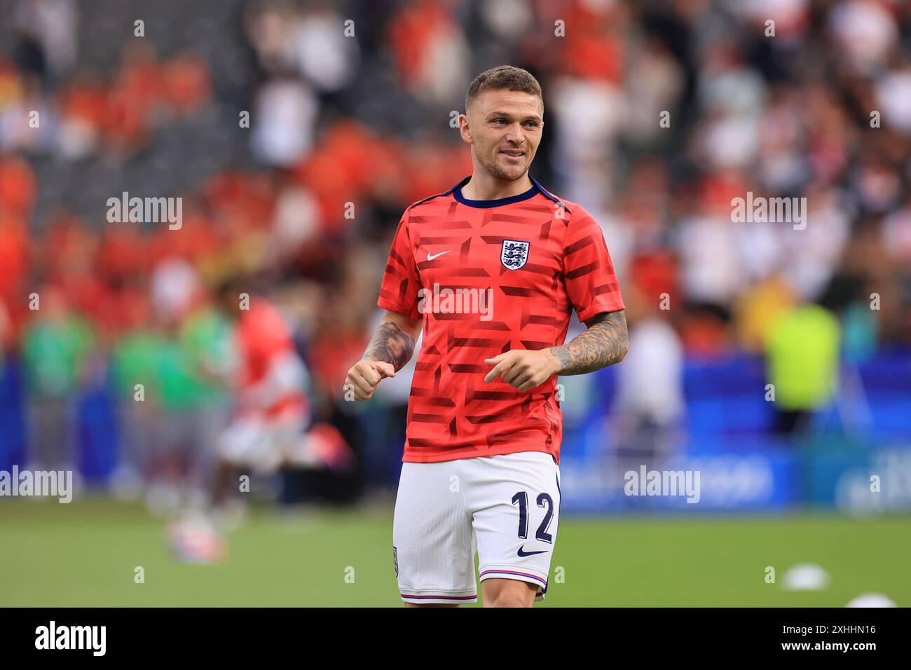 Berlin on Sunday 14th July 2024. Kieran Trippier (England) before the UEFA European Championship Final between Spain and England at Olympiastadion, Berlin on Sunday 14th July 2024. (Photo: Pat Scaasi | MI News) Credit: MI News & Sport /Alamy Live News Stock Photo