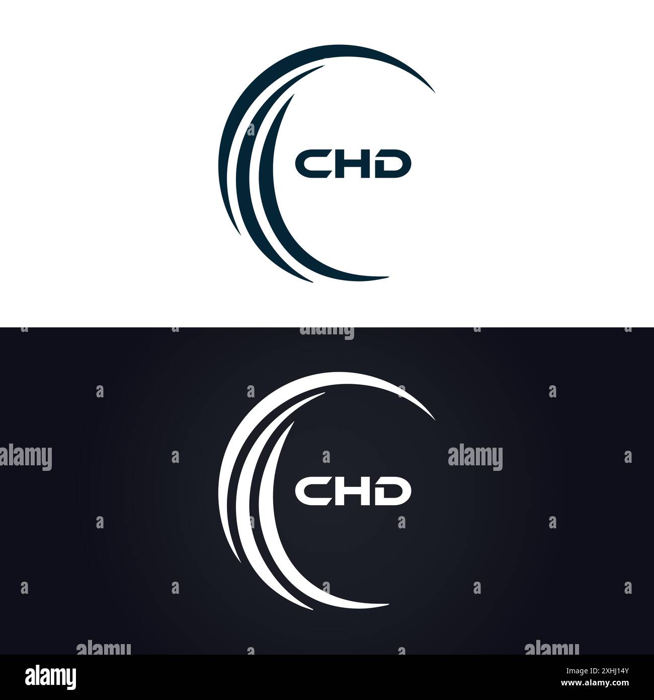 CHD logo. C H D design. White CHD letter. CHD, C H D letter logo design ...