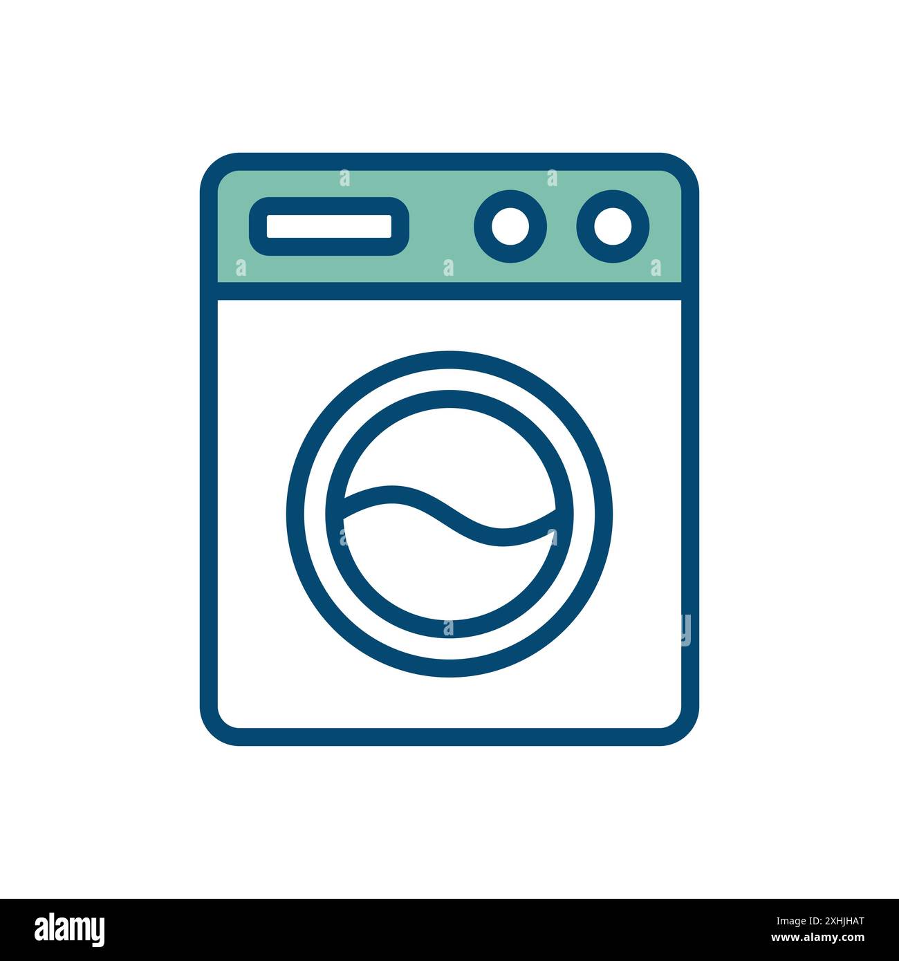 washing machine icon vector design template in white background Stock Vector