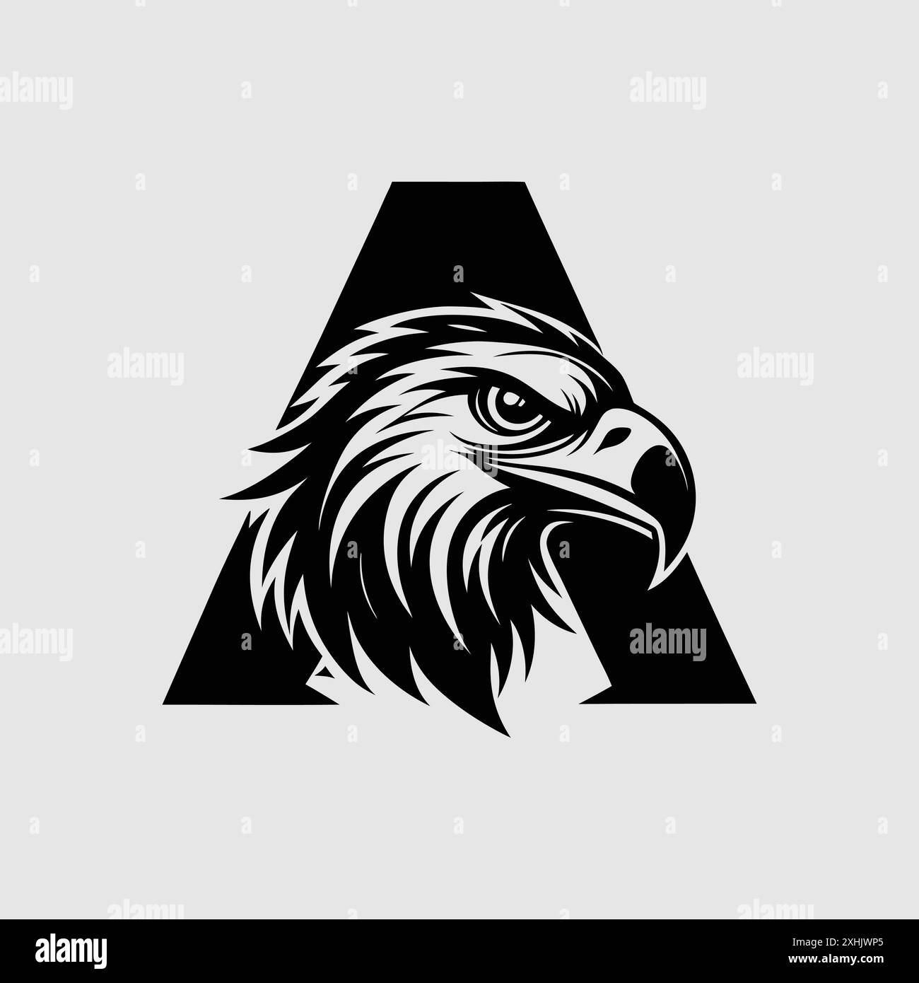 letter A Eagle Logo Design Vector Template Stock Vector Image & Art - Alamy
