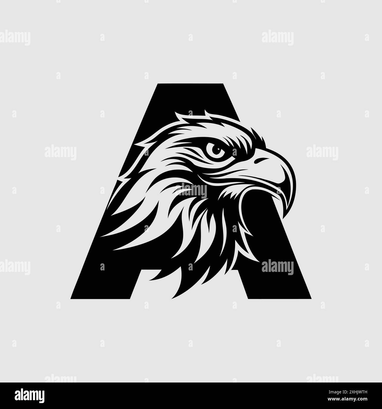 letter A Eagle Logo Design Vector Template Stock Vector Image & Art - Alamy