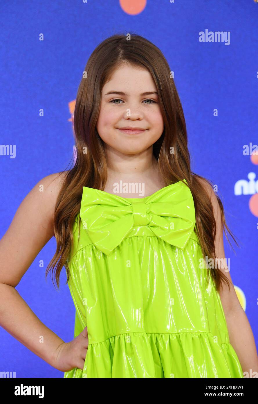 SANTA MONICA, CALIFORNIA JULY 13 Pyper Braun attends Nickelodeon