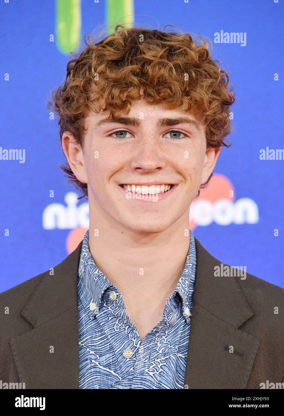 SANTA MONICA, CALIFORNIA JULY 13 Walker Scobell attends Nickelodeon