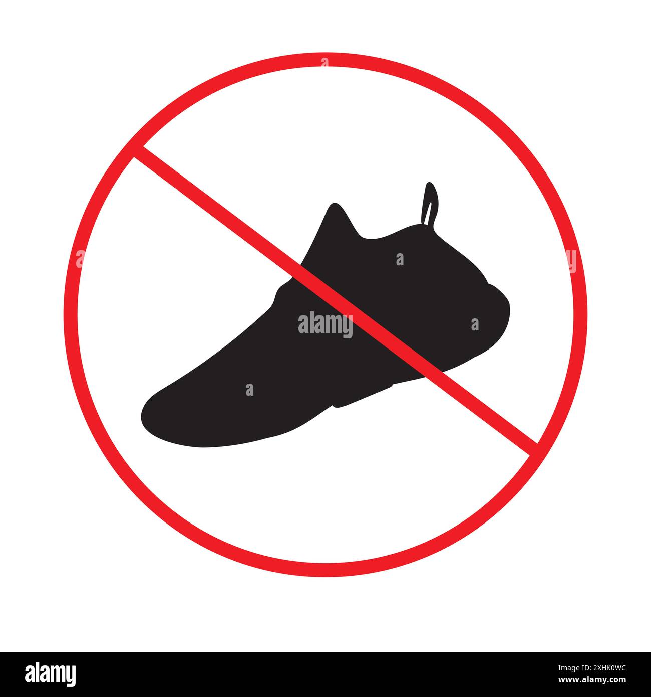 No shoes sign hi res stock photography and images Alamy