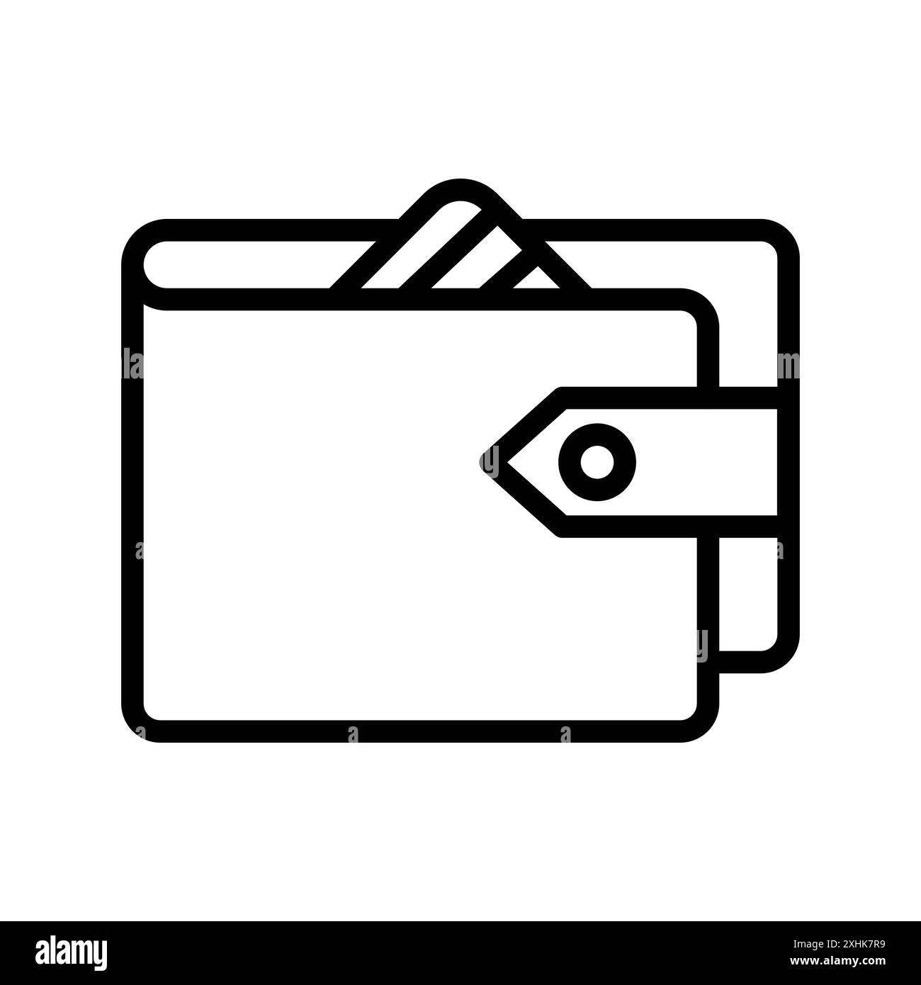 Wallet icon vector logo set collection or bundle pack group Stock Vector