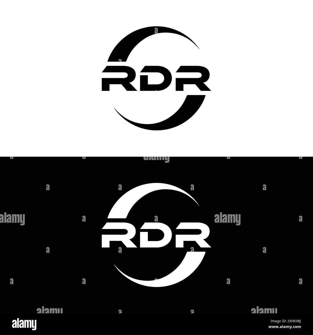 RDR logo. R D R design. White RDR letter. RDR, R D R letter logo design ...