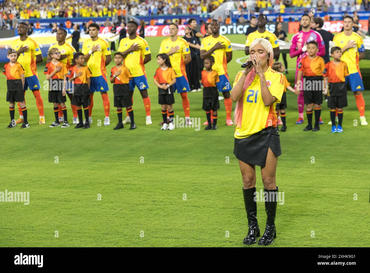 Karol g colombia copa america hard rock stadium miami vanessa hi-res ...