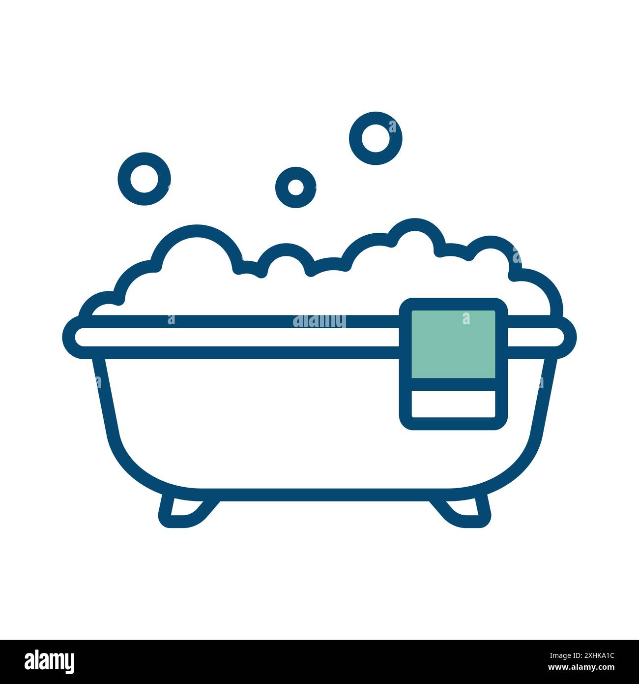 bathtub icon vector design template in white background Stock Vector ...
