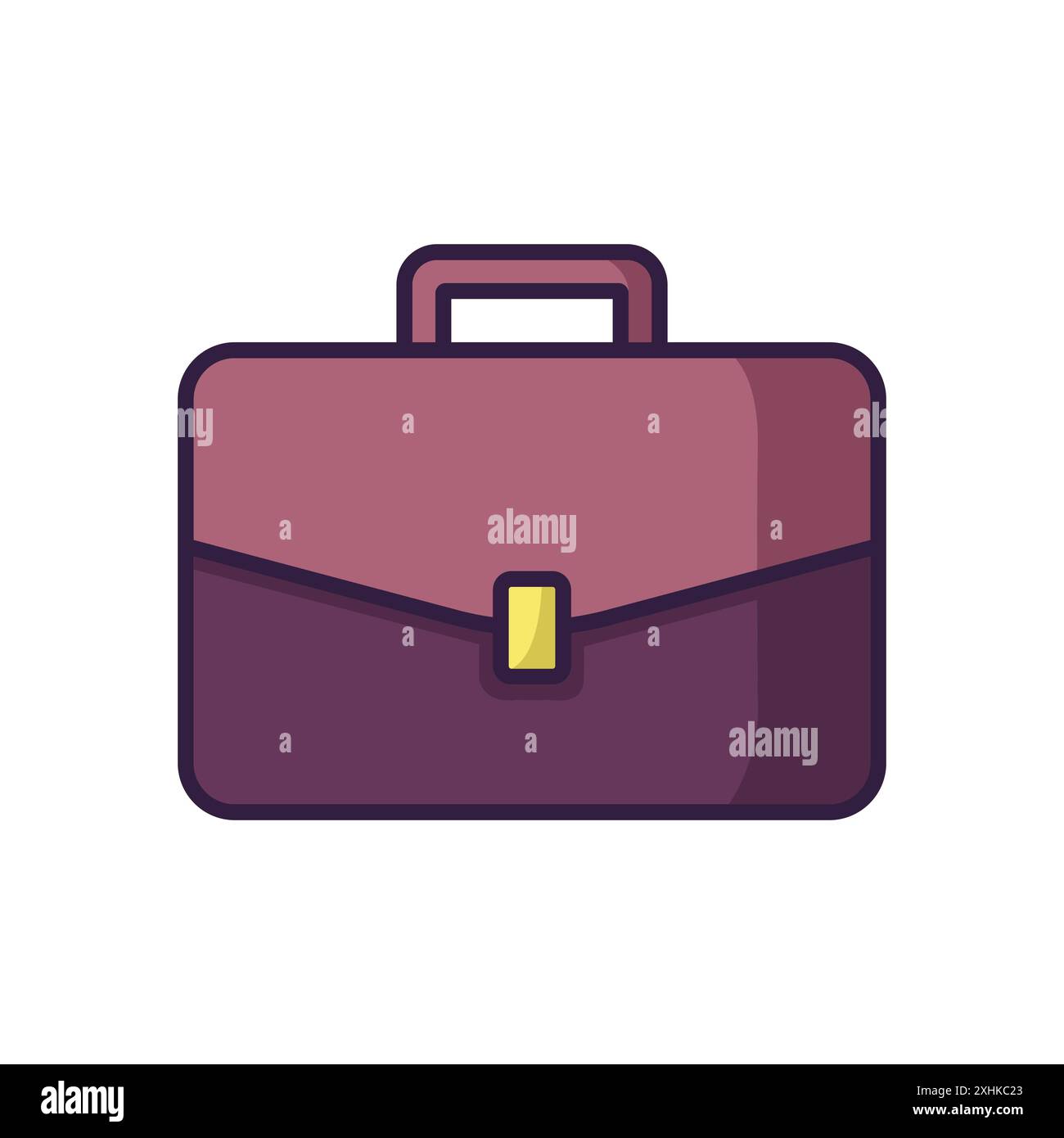 briefcase icon vector design template in white background Stock Vector
