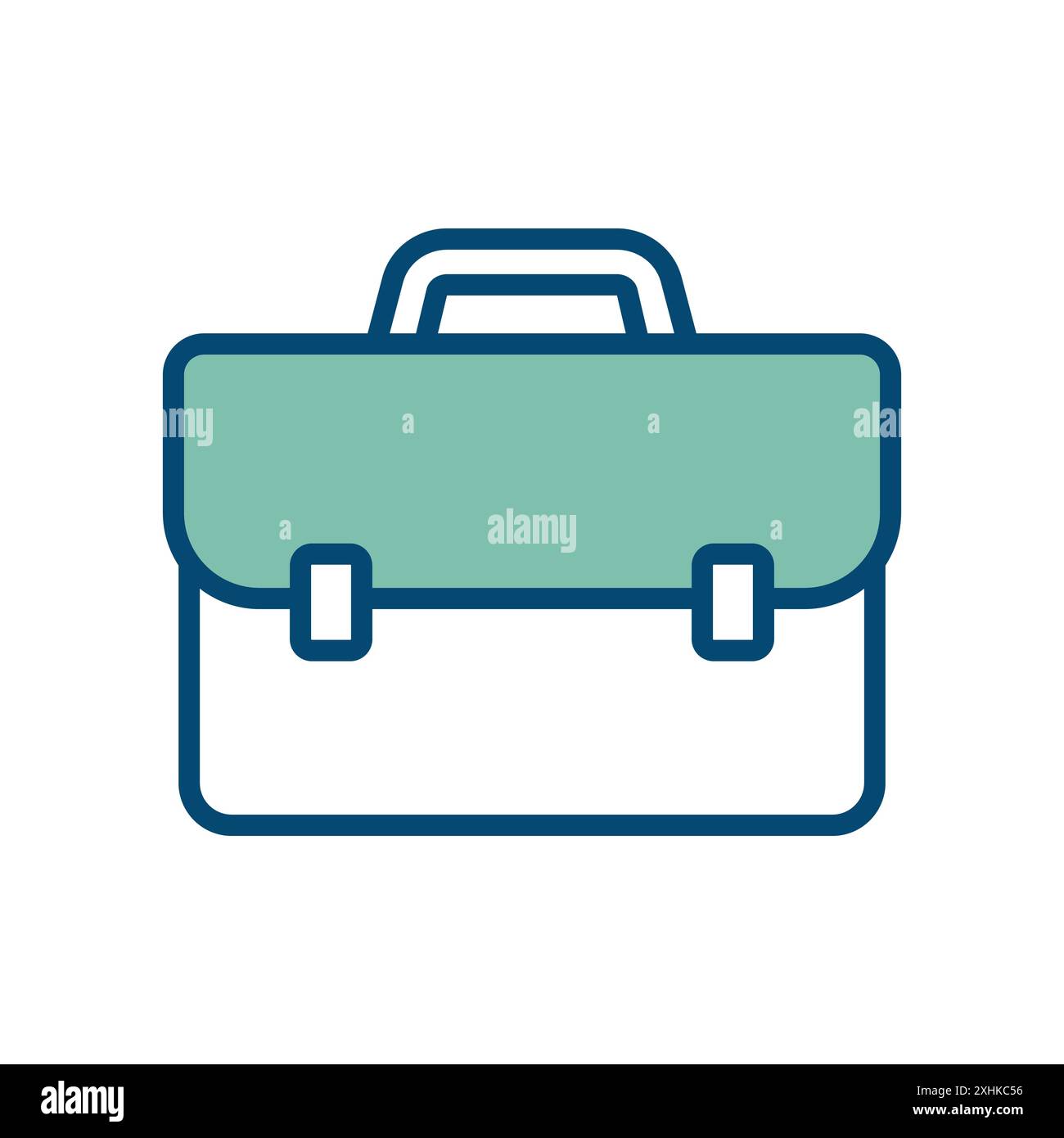 briefcase icon vector design template in white background Stock Vector
