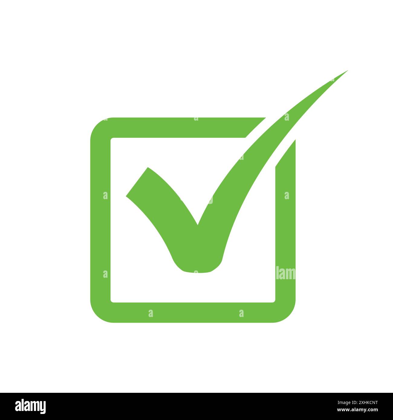check mark icon vector design template in white background Stock Vector ...