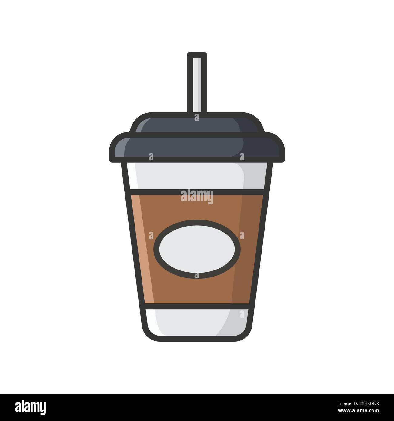 Takeout drink icon template Cut Out Stock Images & Pictures - Alamy