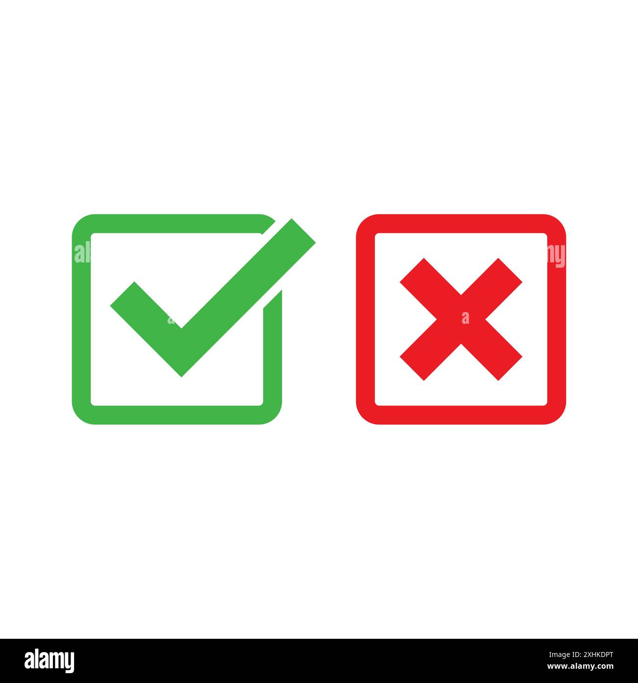 check mark icon vector design template in white background Stock Vector ...