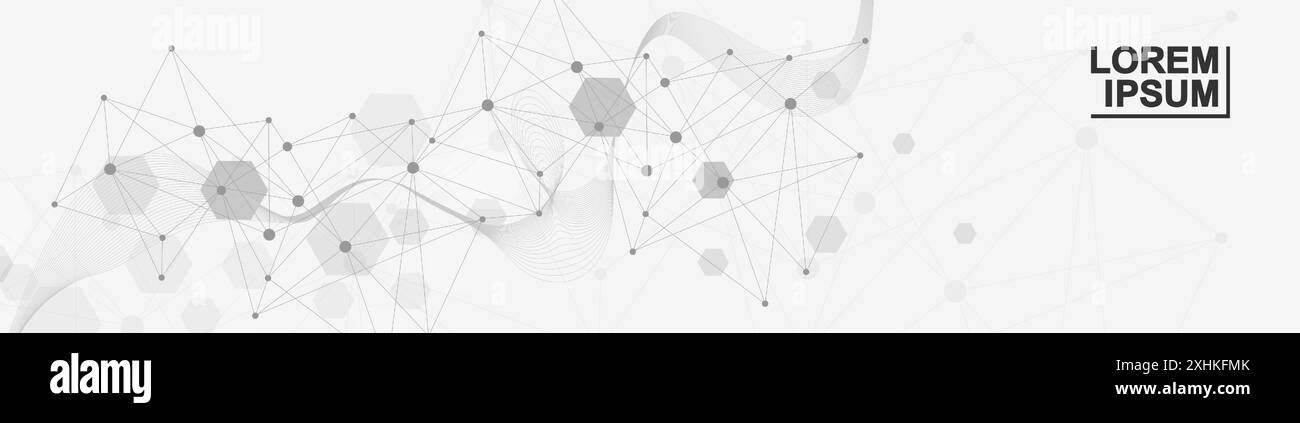 Modern abstract background with triangle and hexagon shapes pattern ...