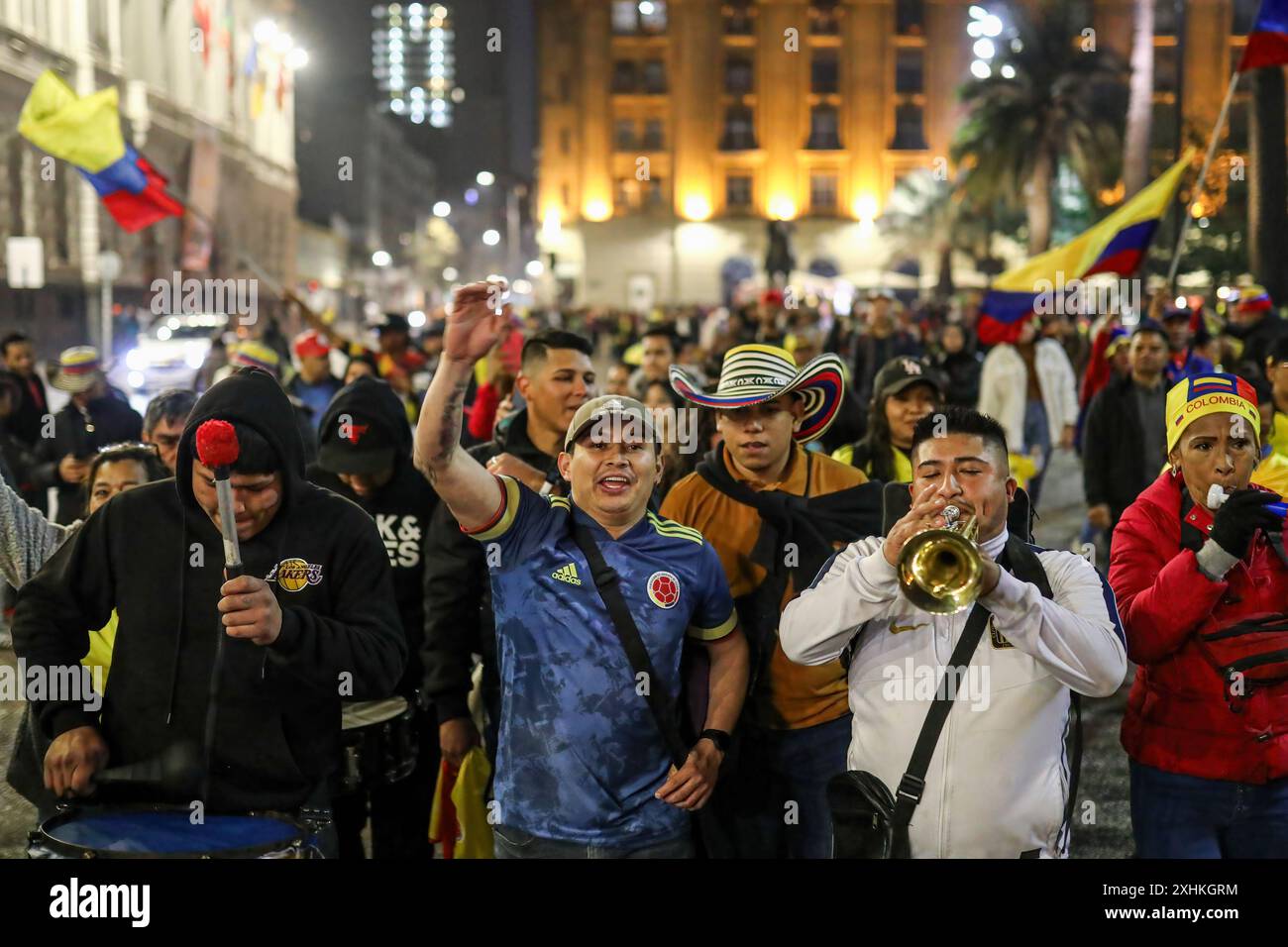 Copa america 2024 argentina colombia hires stock photography and