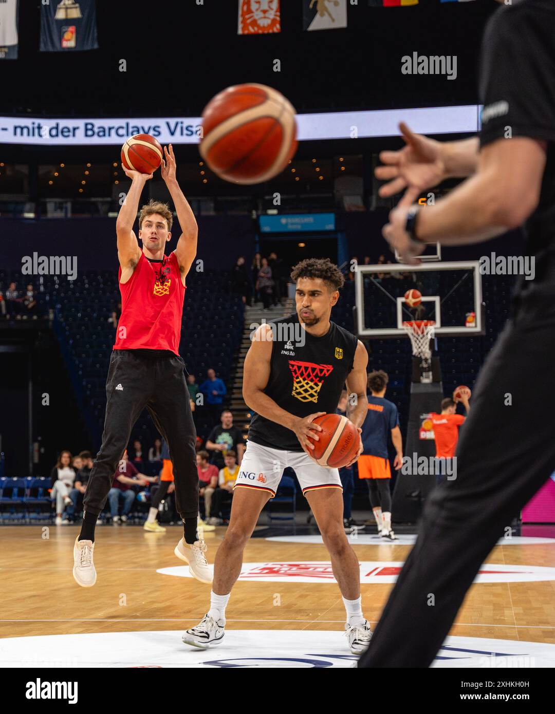 Franz Wagner (Deutschland, 9), Maodo Lo (Deutschland, 4) beim