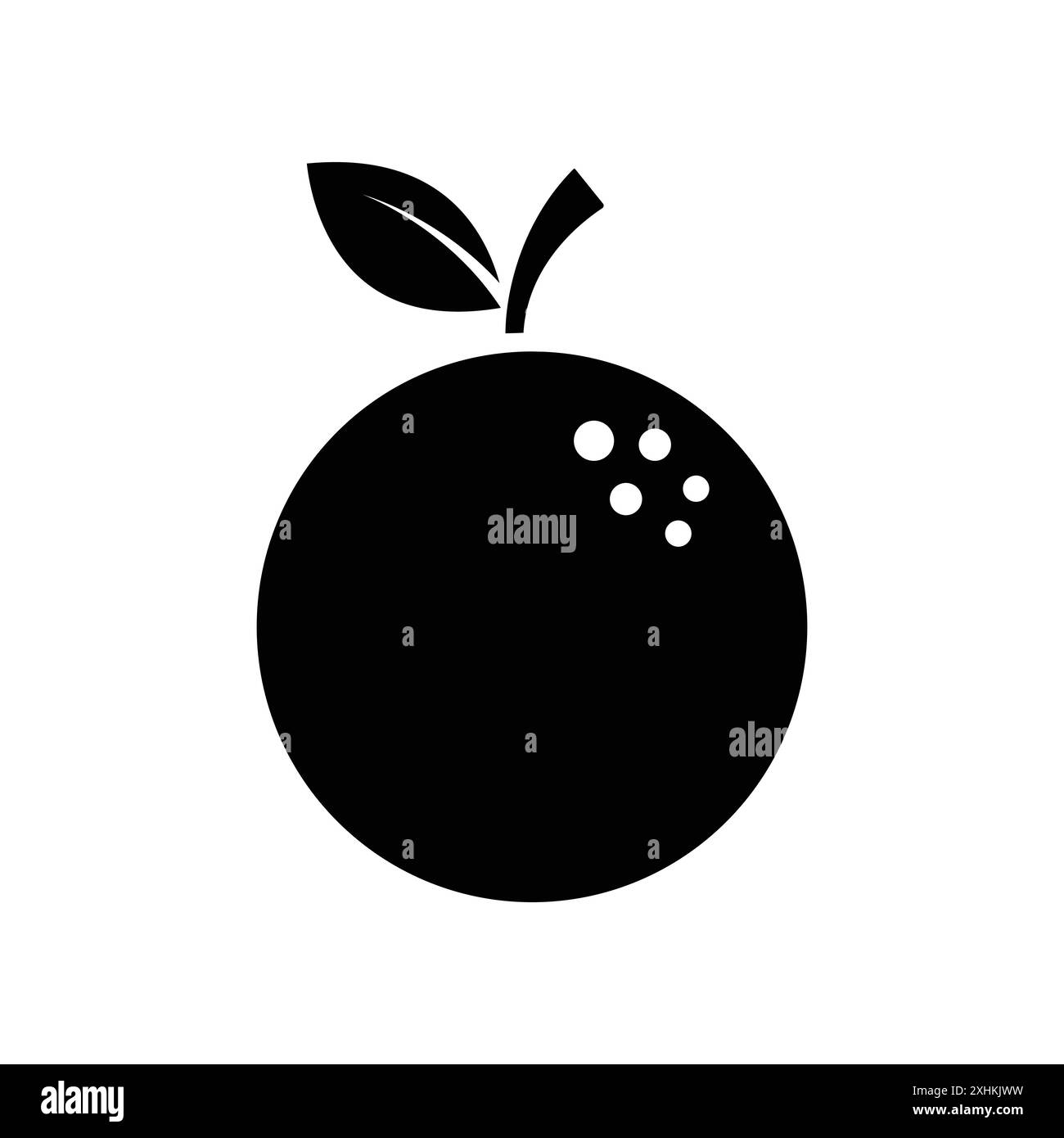 orange fruit icon vector design template in white background Stock ...