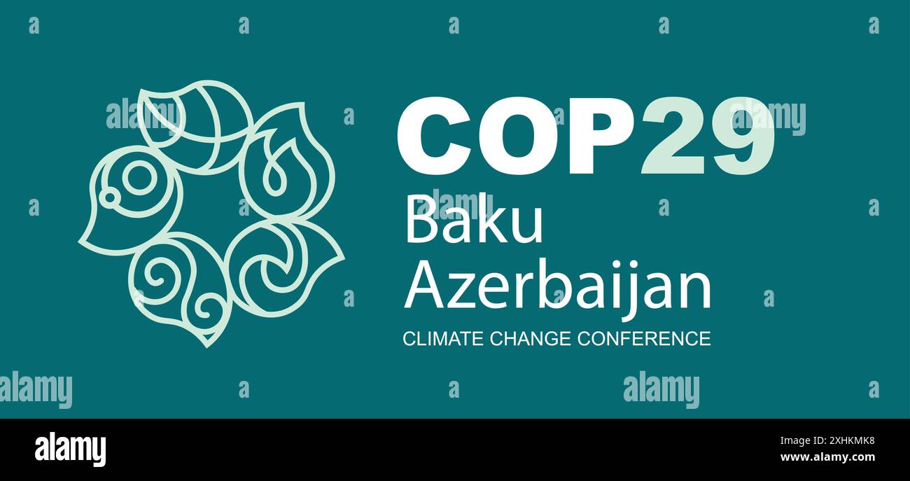 COP 29 Baku Azerbaijan November 2024 UN International climate summit Stock Vector Image
