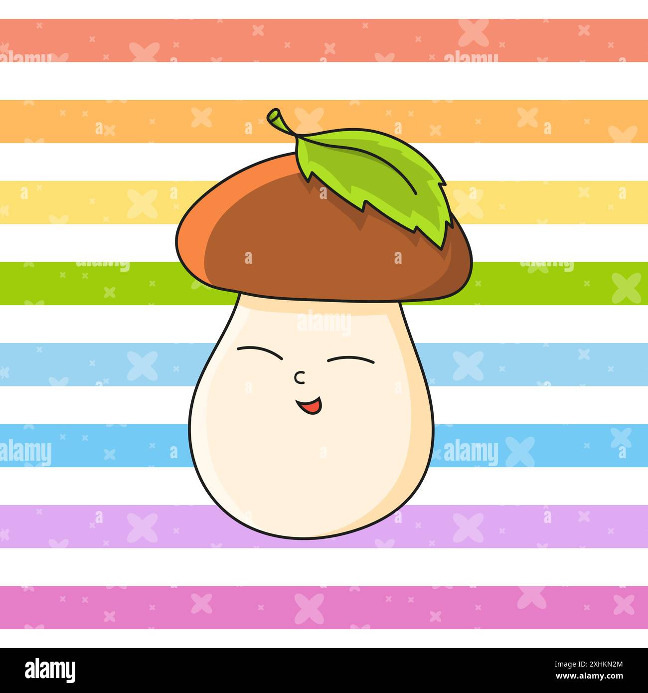 Colorful vector illustration. cartoon character. Isolated on abstract ...