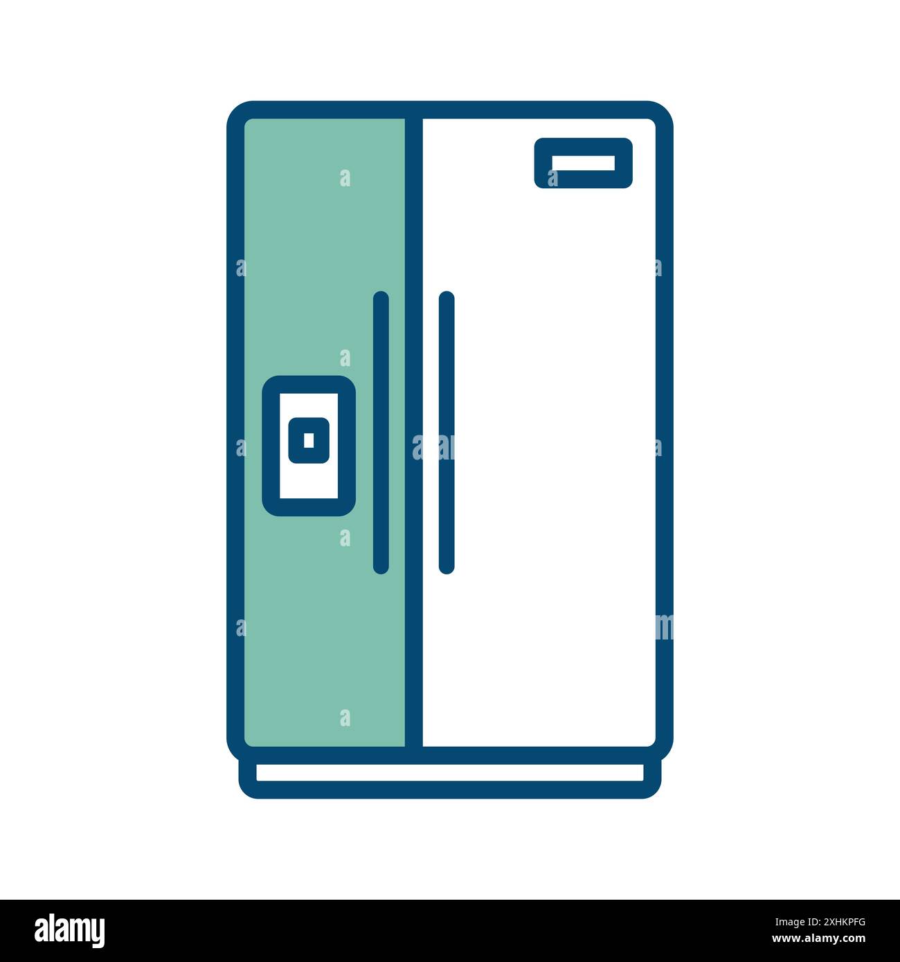 refrigerator icon vector design template in white background Stock Vector