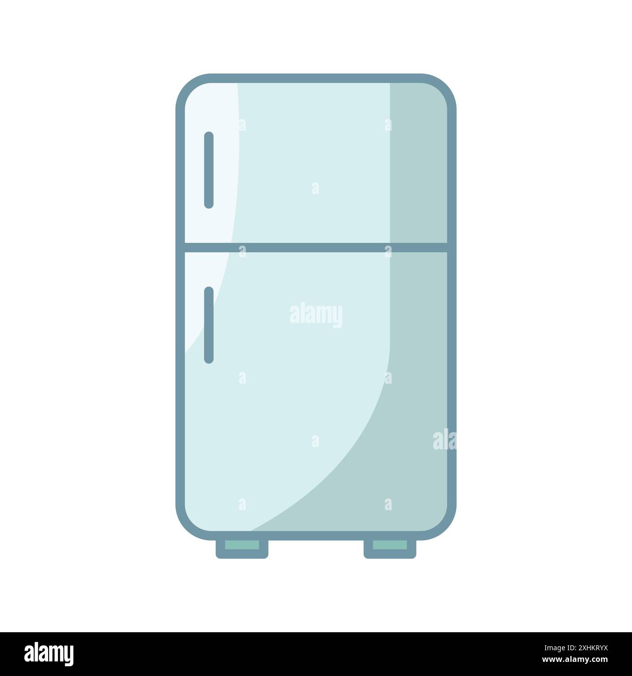 refrigerator icon vector design template in white background Stock Vector