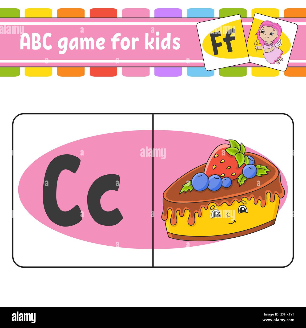 ABC flash cards. Alphabet for kids. Learning letters. Education ...