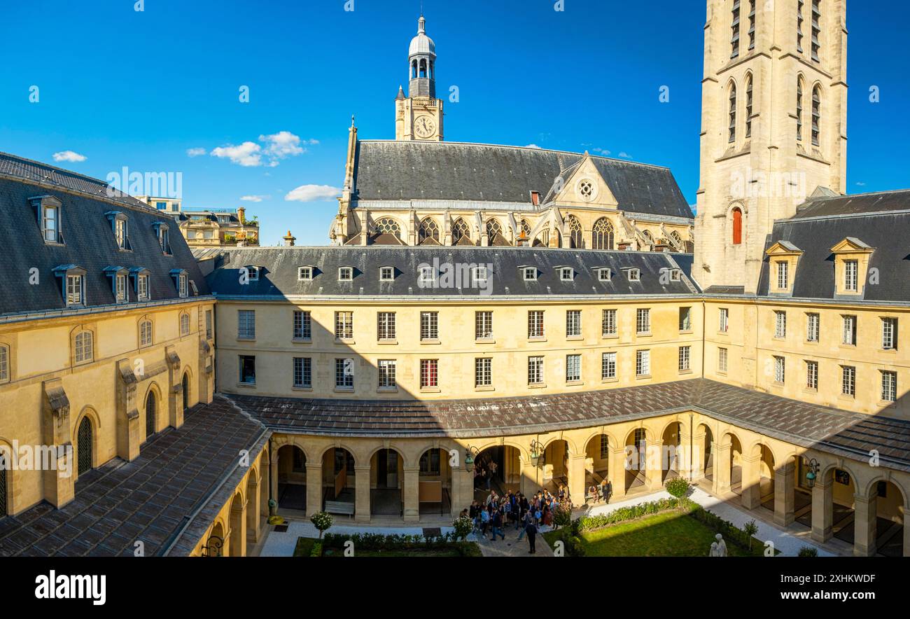 France, Paris, the Lycee Henri IV Stock Photo - Alamy