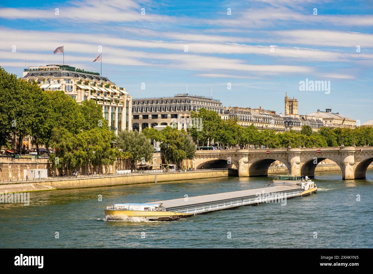 France Paris the banks of the Seine listed as Wolrd Heritage by
