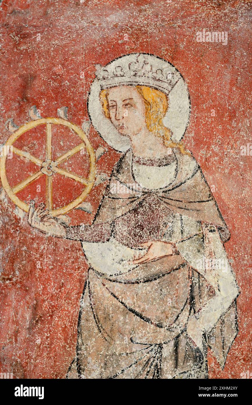 Religious painting saint catherine hi-res stock photography and images ...