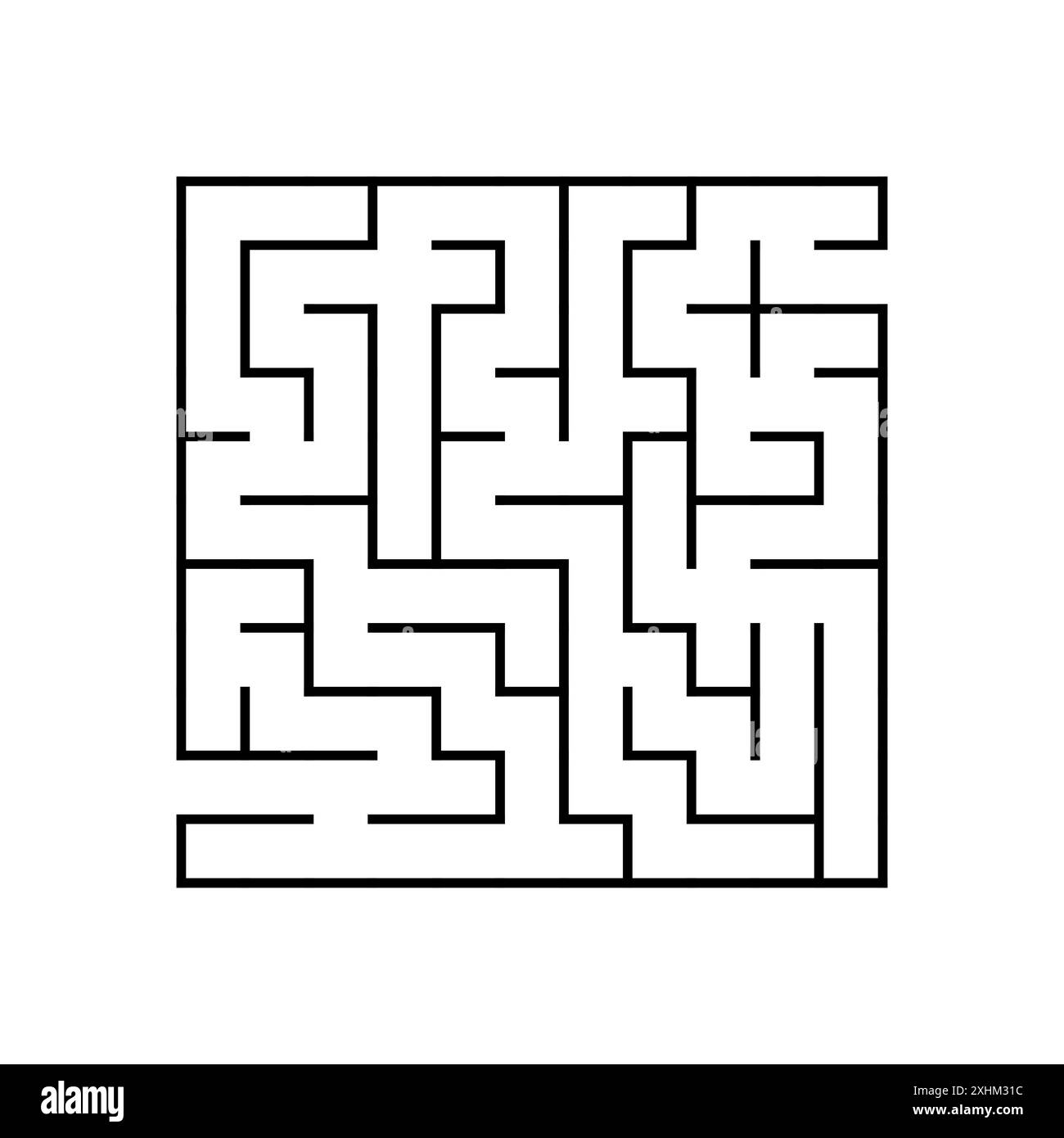 Abstact labyrinth. Educational game for kids. Puzzle for children. Maze ...