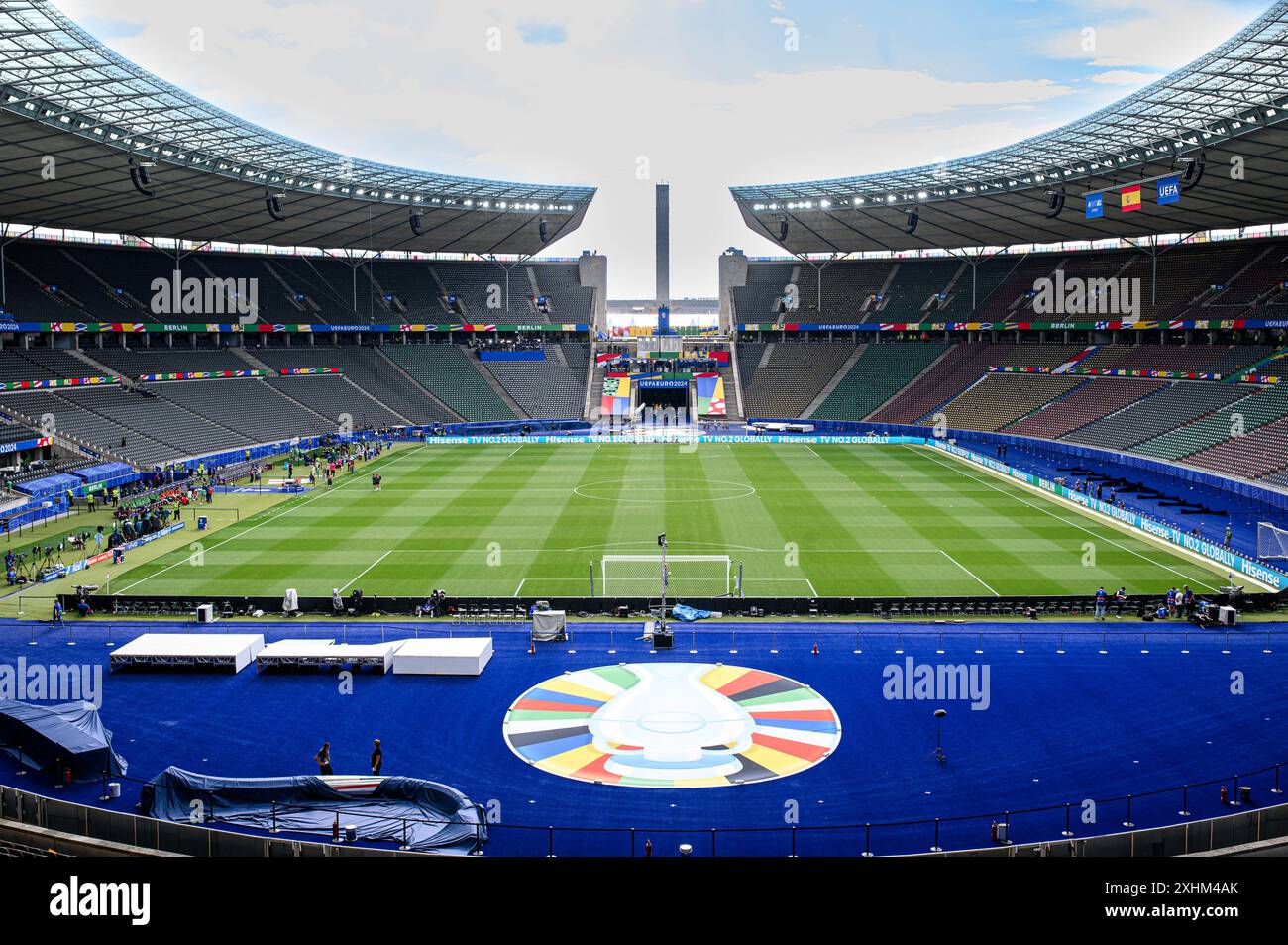 BERLIN, GERMANY 14 JULY, 2024 The football match of Final EURO 2024