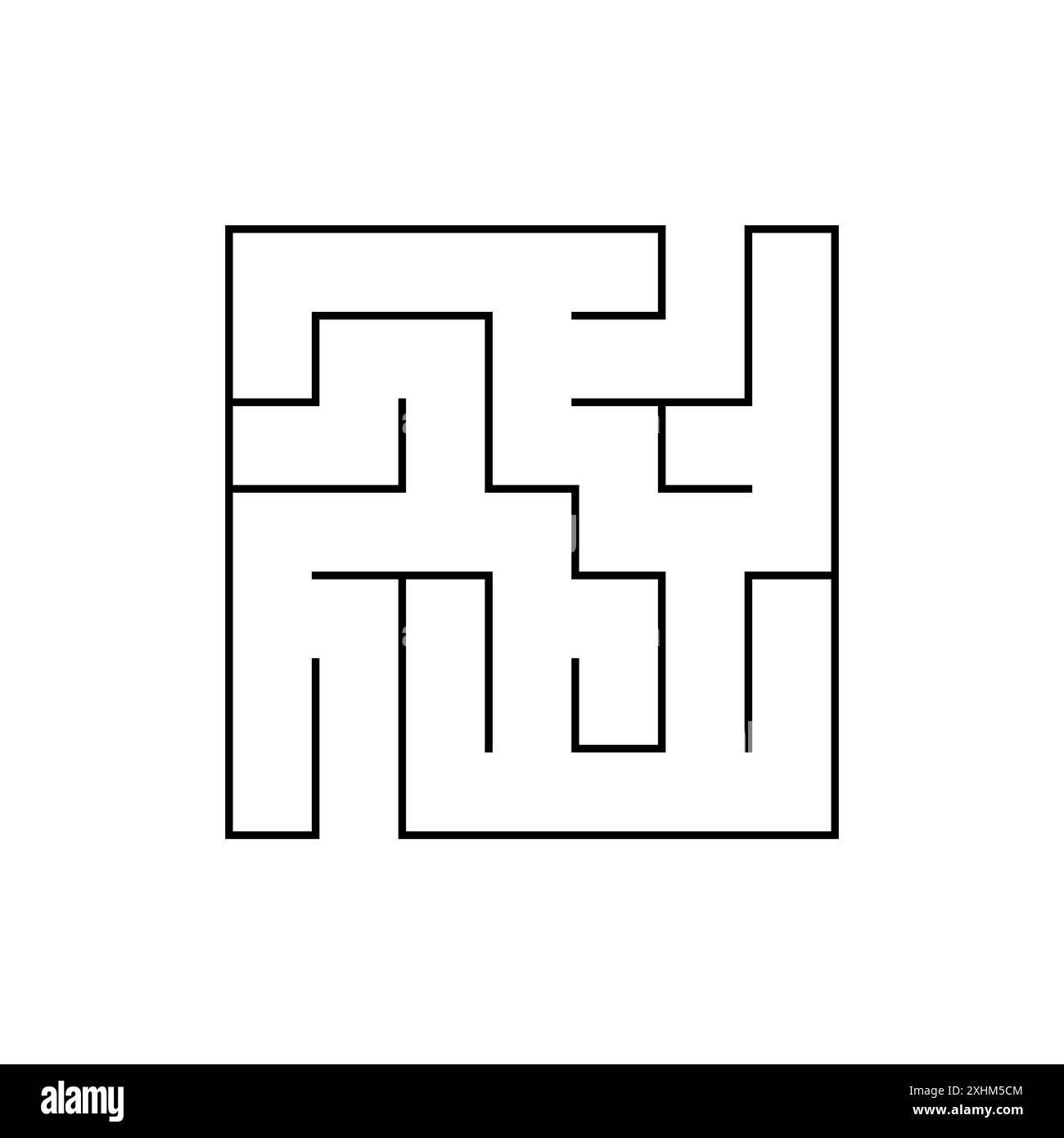 Abstact labyrinth. Educational game for kids. Puzzle for children. Maze ...