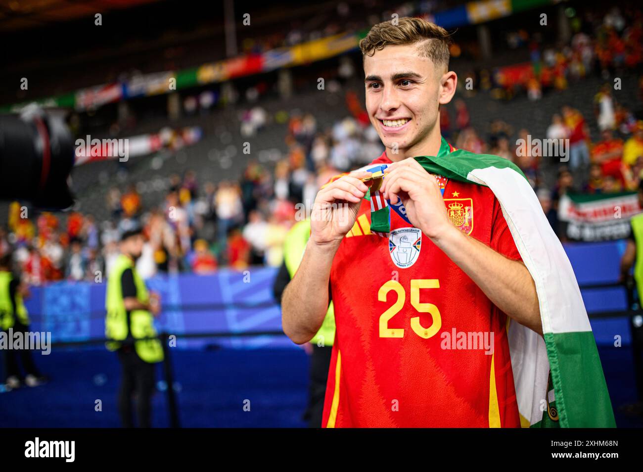 BERLIN, GERMANY 14 JULY, 2025 Fermín Lopez, The football match of