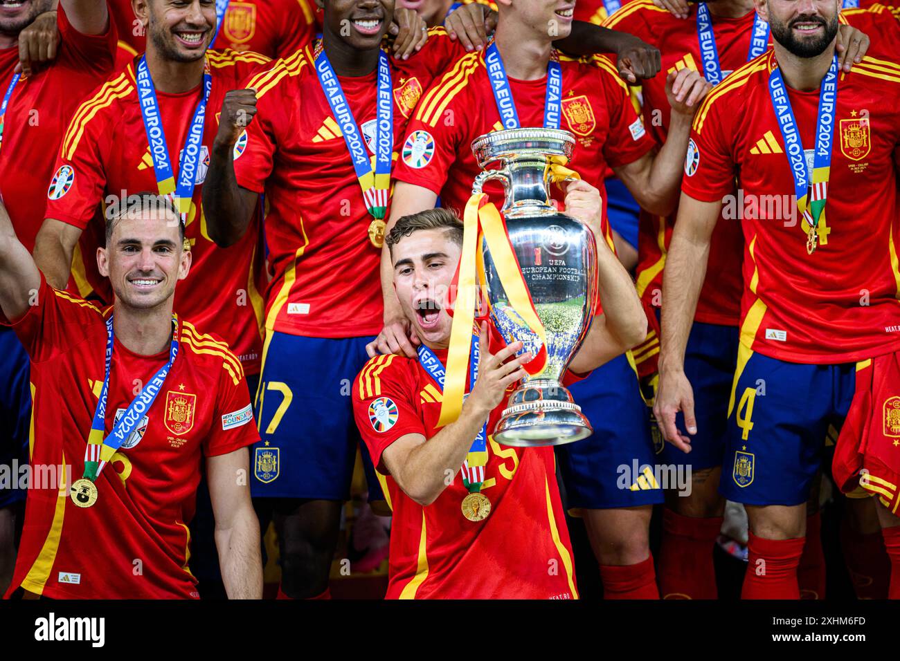 BERLIN, GERMANY 14 JULY, 2024 Fermín Lopez, The football match of