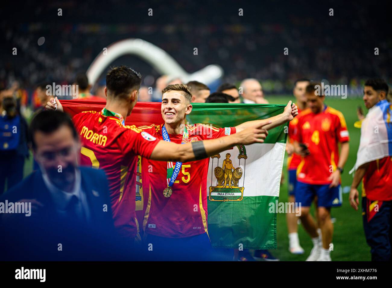 BERLIN, GERMANY 14 JULY, 2024 The football match of Final EURO 2024