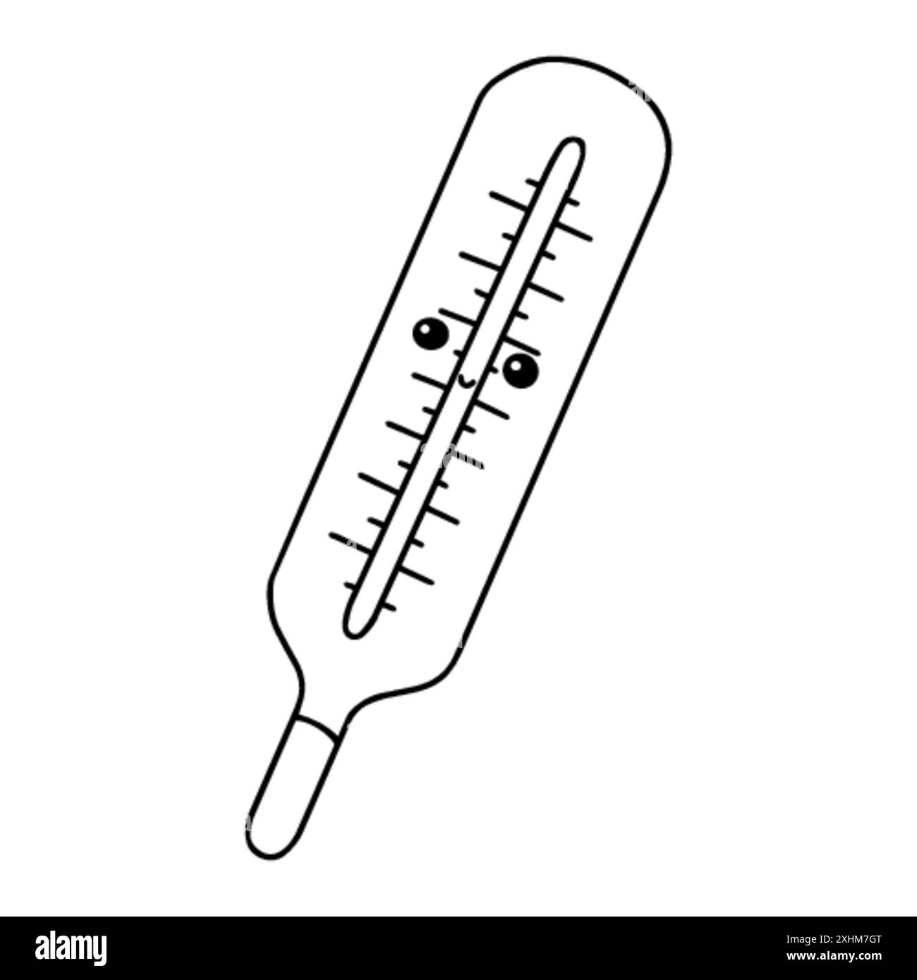 Thermometer To Color In Thermometer Coloring Page