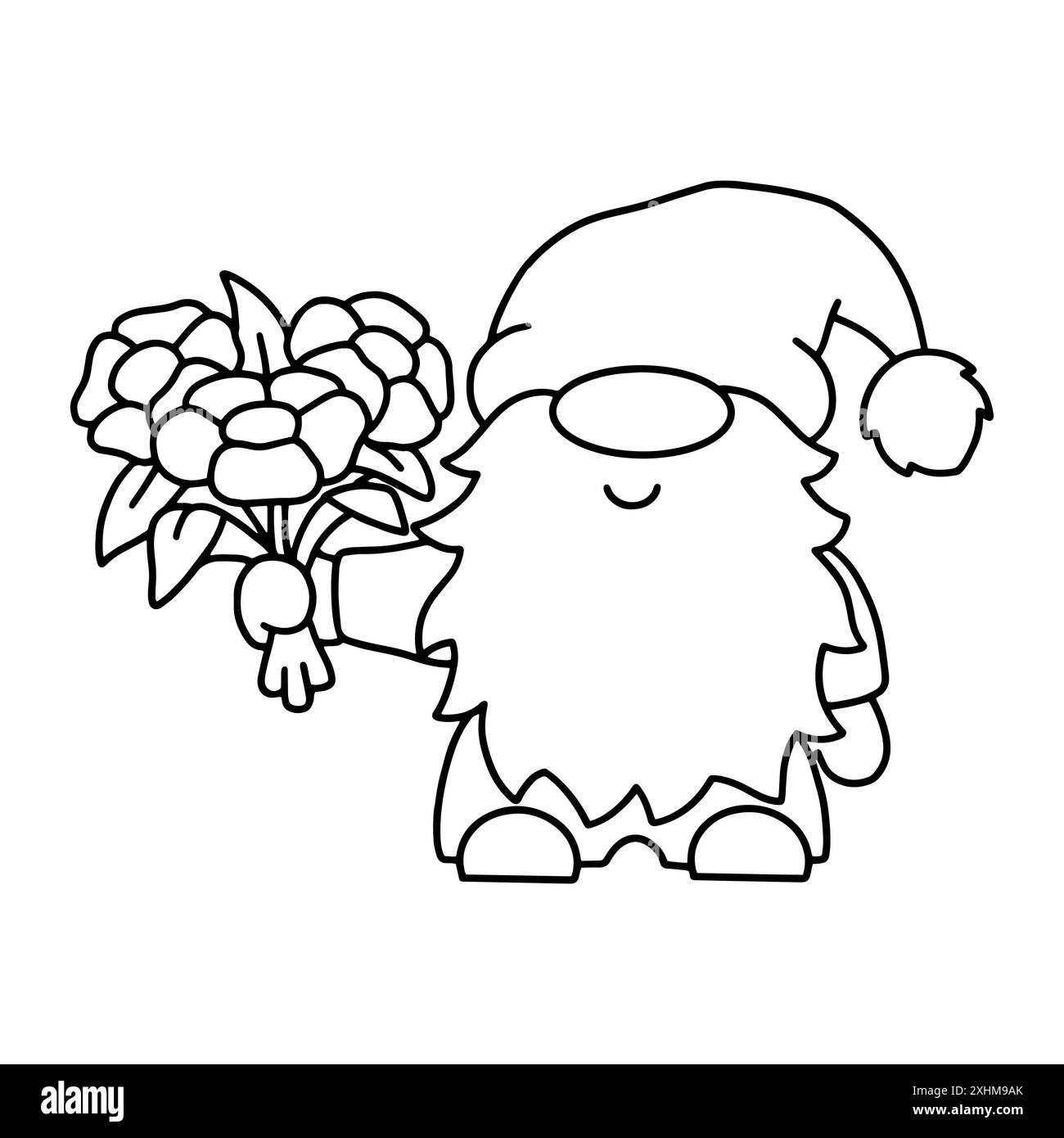 Coloring book page for kids. Cartoon style character. Vector illustration isolated on white background. Stock Vector